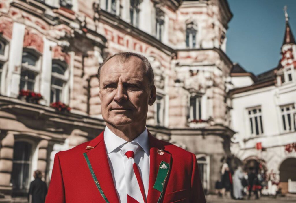 Białoruska flaga i ambasador w mieście wschodniej Słowacji wywołują krytykę