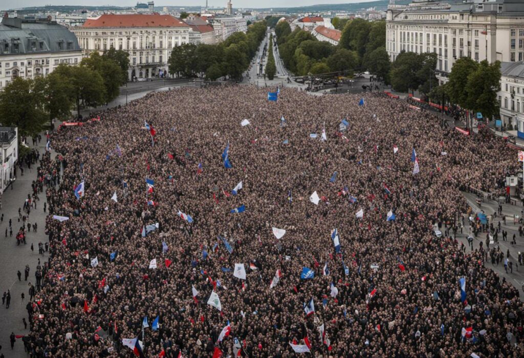 Przegląd wiadomości: Słowacy protestują w 50 miastach, do 45 000 osób gromadzi się w Bratysławie