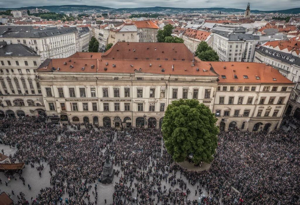 Przegląd wiadomości: Słowacy protestują w 50 miastach, do 45 000 osób gromadzi się w Bratysławie