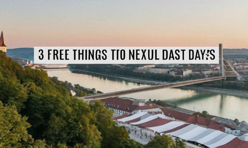 3 darmowe atrakcje w Bratysławie w ciągu najbliższych siedmiu dni
