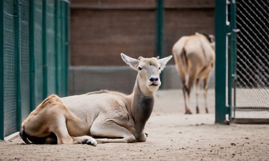 Ogrody zoologiczne świecą pustkami, na farmach panuje cisza, a wirus wstrząsnął narodem