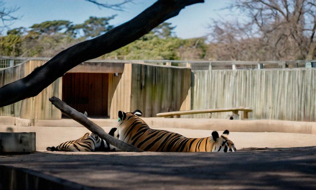 Ogrody zoologiczne świecą pustkami, na farmach panuje cisza, a wirus wstrząsnął narodem