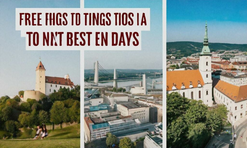 3 darmowe atrakcje w Bratysławie w ciągu najbliższych siedmiu dni