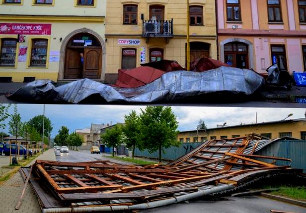 Przegląd wiadomości: Latające dachy, powalone drzewa – potężna burza uderza we wschodnią Słowację