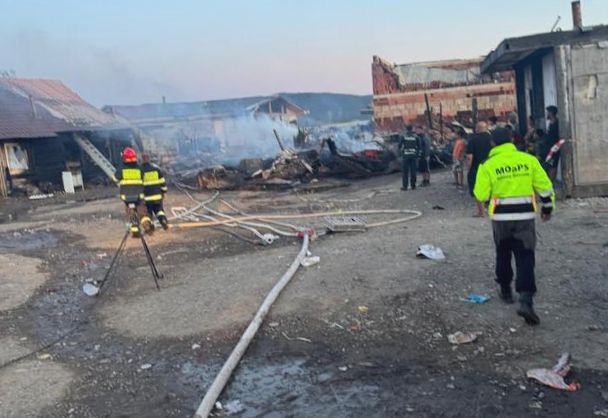 W skrócie: 150 osób bez dachu nad głową po pożarze we wschodniej Słowacji