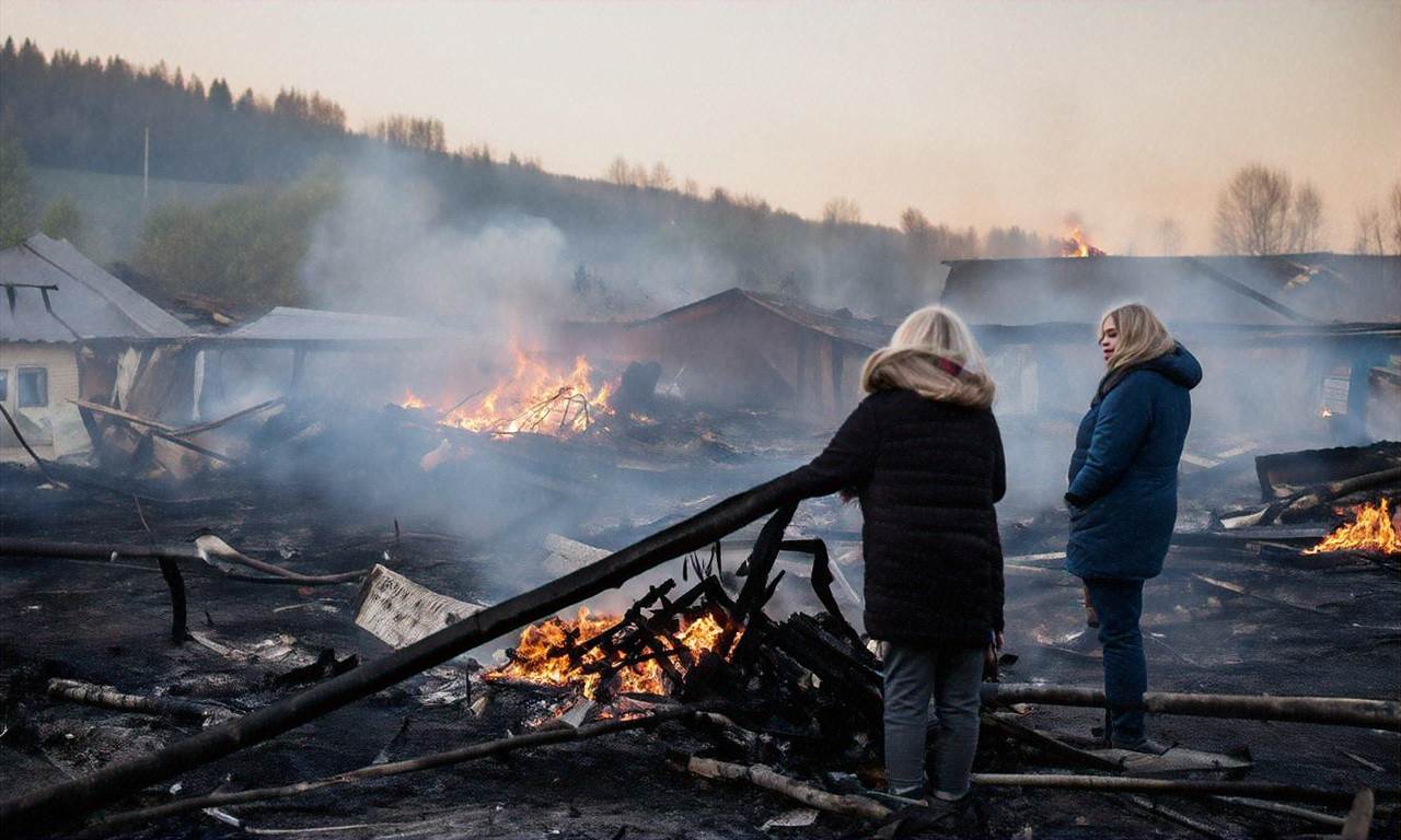 W skrócie: 150 osób bez dachu nad głową po pożarze we wschodniej Słowacji