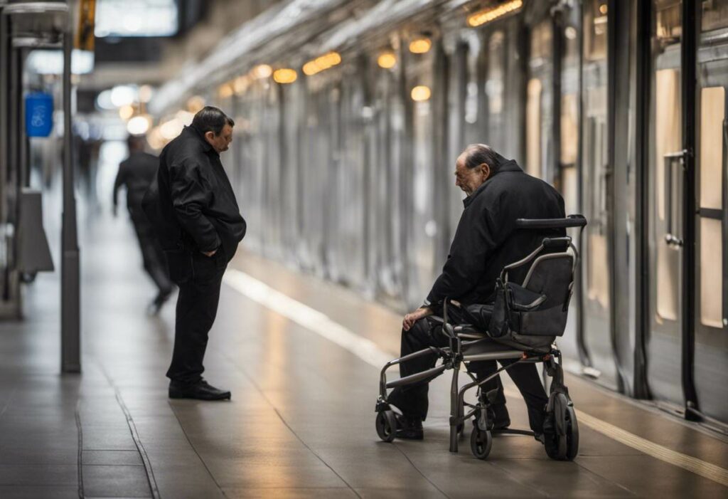 Mężczyzna z chodzikiem aresztowany po nękaniu pasażerów tramwaju