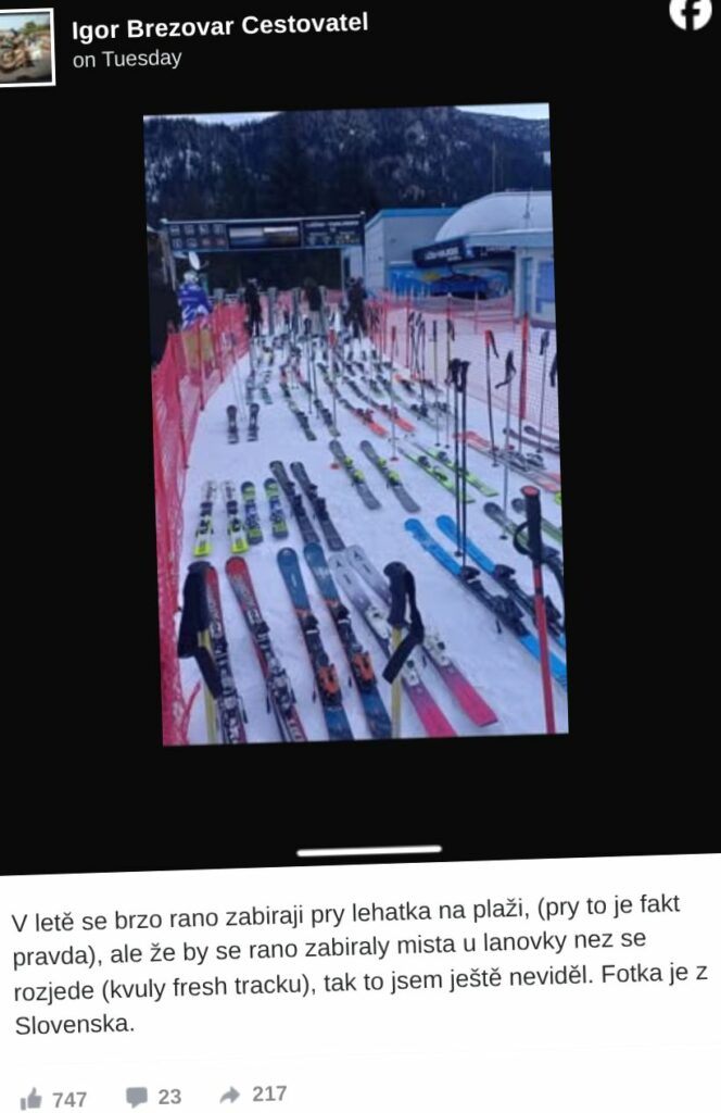 Omijanie kolejki czy sprytny trik? Narciarze zostawiają sprzęt, by zająć miejsce w Jasnej